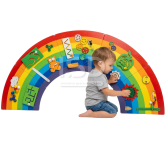 Сенсорна бізіборд-стіна «Райдуга» (Montessori)  ISD™(7 кольорів)