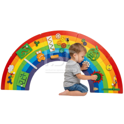 Сенсорна бізіборд-стіна «Райдуга» (Montessori) ISD™ Сенсорна бізіборд-стіна «Райдуга» (Montessori) ISD™