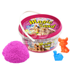 Magic sand  - рожевого кольору з  ароматом полуниці 350 г