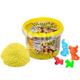 Magic sand  - жовтого кольору з  ароматом банану  500 г