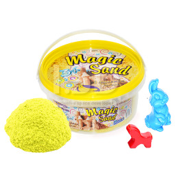 Magic sand  - жовтого кольору з  ароматом банану 350 г