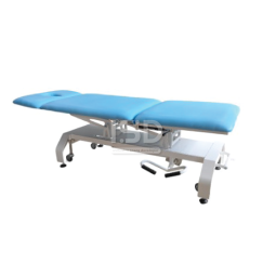 Rehabilitation massage table with hydraulic drive