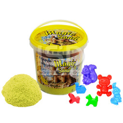Magic sand  - жовтого кольору з  ароматом банану  1000 г